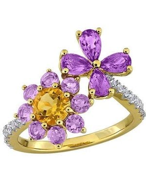 Rina Limor Plated 2.31 Ct. Tw. Gemstone Ring - Pink