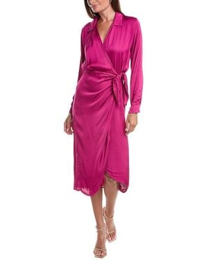 Velvet By Graham & Spencer Jovie Wrap Dress - Pink