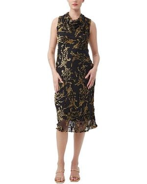 Trina Turk Ulani 2 Silk-blend Dress - Black