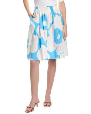 Marimekko Poiminnot Unikko Mini Skirt - Blue