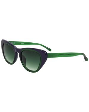 Linda Farrow Edm18 52Mm Sunglasses - Green