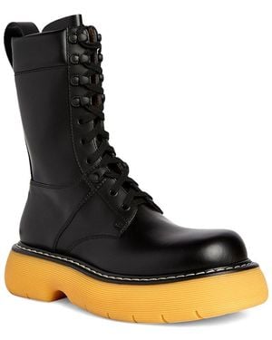 Bottega Veneta The Bounce Leather Boot - Black