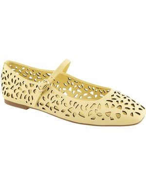 Kenneth Cole Jasper Leather Flat - Metallic
