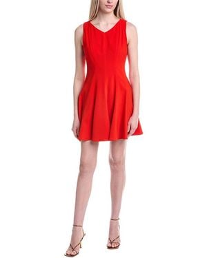 MILLY Cady A-Line Dress - Red