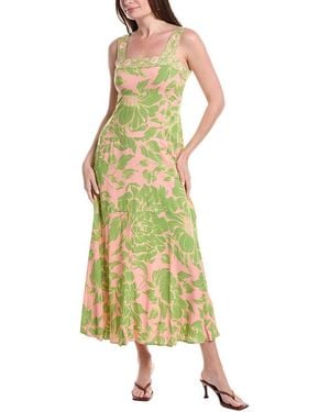Vince Camuto Thick Strap Maxi Dress - Green