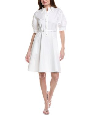 BOSS Delaurena Flare Mini Dress - White