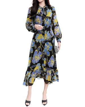 BURRYCO Midi Dress - Blue