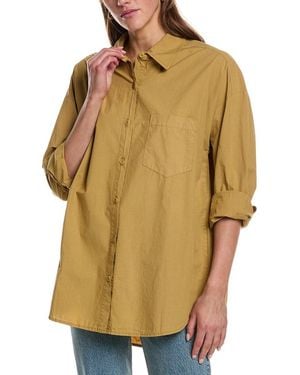 Electric and Rose Boyfriend Shirt - Yellow