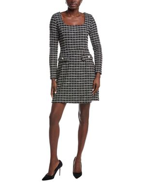 Julia Jordan Tweed Mini Dress - Black