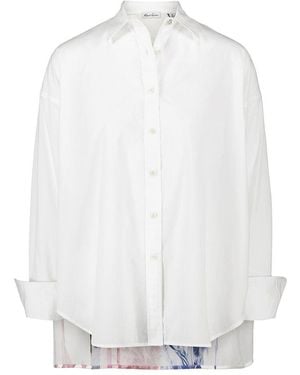 Robert Graham Silk-Blend Sienna Woven Shirt - White
