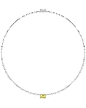 Lab Grown Diamonds 14K 4.25 Ct. Tw. Lab-Grown Diamond Fashion Necklace - White