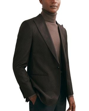 Reiss Jake Wool Formal Jacket - Black