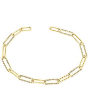 Sabrina Designs 14K 1.18 Ct. Tw. Diamond Link Bracelet - Metallic