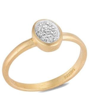 Reiss 14K 0.13 Ct. Tw. Oval Ring - Metallic
