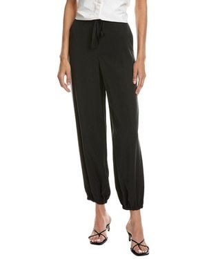 Theory Pull On Wide Jogger - Black