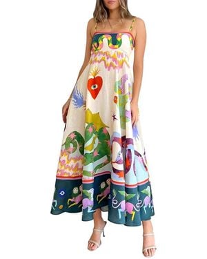 CHARLOTTE GREEN Maxi Dress - White