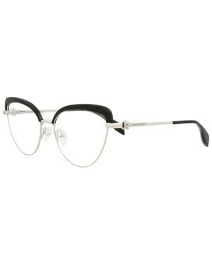 McQueen Am0259O 55Mm Optical Frames - Metallic
