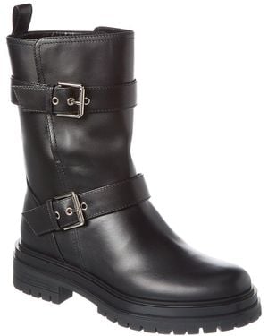 Gianvito Rossi Thiago Leather Boot - Black