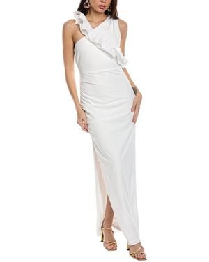 ONE33 SOCIAL One33 Social Ruffle Gown - White