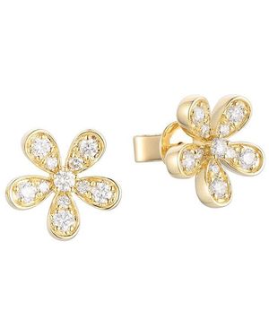 Gregg Ruth 18K 0.62 Ct. Tw. Diamond Earring - Metallic