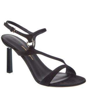 Ferragamo Jille Suede Sandal - Metallic