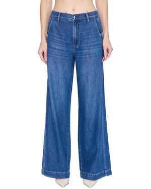 Pistola Jadyn Imagine Low Slung Palazzo Jean - Blue