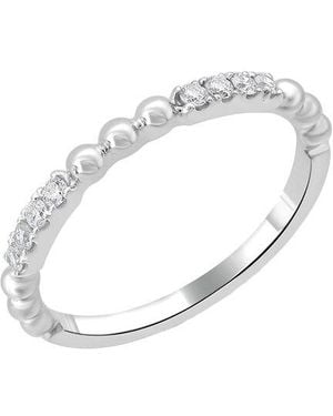 Sabrina Designs 14k 0.10 Ct. Tw. Diamond Band Ring - White