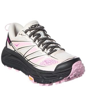 Hoka One One U Mafate Speed 2 Canvas Trainer - Red