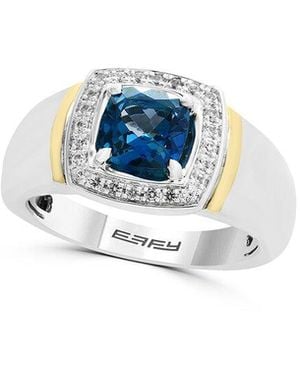 Effy Fine Jewelry 14K 2.00 Ct. Tw. Gemstone Ring - Blue