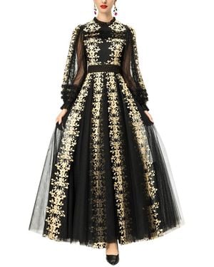 LIONELLO SALVI Maxi Dress - Black