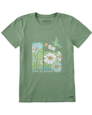 Life Is Good. Crusher T-Shirt - Green