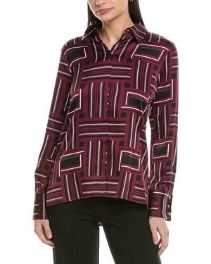 KARL LAGERFELD Printed Blouse - Red