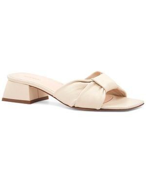Bruno Magli Antonia Leather Mule - Natural