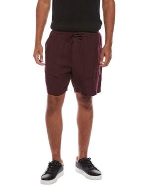 Vince Lightweight Hemp Pull-On Short - Red