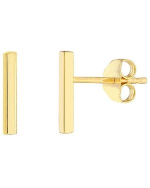 HAWLEY ST 14K Geometric Earrings - Metallic