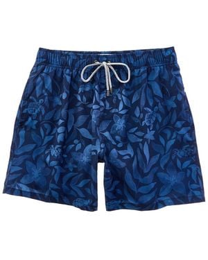 Vintage Summer Swim Short - Blue