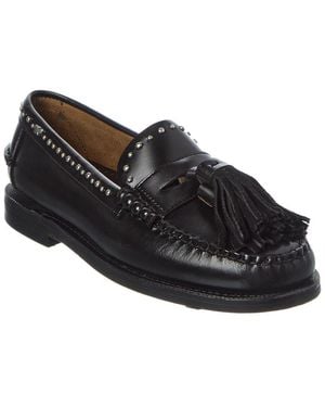 Weekend by Maxmara Sebago Leather Loafer - Black