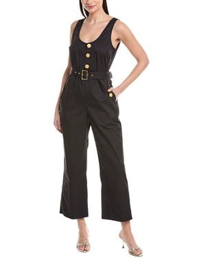 L'Agence Branca Scoop Jumpsuit - Black