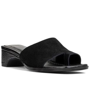 Donald J Pliner Cascade Leather Slide - Black