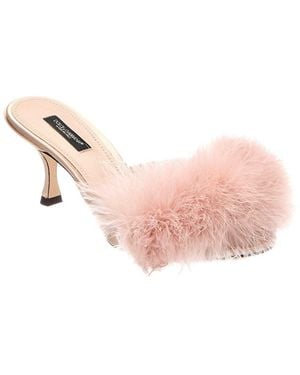 Dolce & Gabbana 60 Satin Sandal - Pink