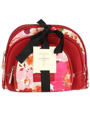 Ted Baker 3pc Cosmetic Bag Gift Set - Red