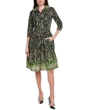 Samantha Sung Audrey 1 Shirtdress - Green