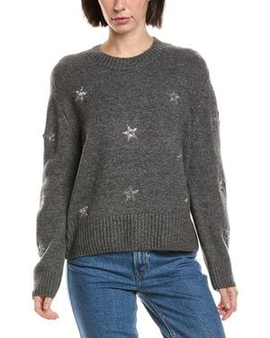 Vince Camuto Embellished Sweater - Gray