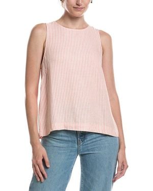 Splendid Linen Blend Shell Tank Top - Red