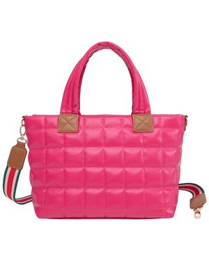 inQ Products Lightweight Puffer Tote - Pink