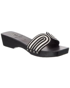 Ancient Greek Sandals The Harness Clog - Black