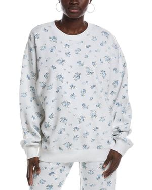 Vintage Havana Proweave Ditsy Print Crewneck Sweatshirt - Grey