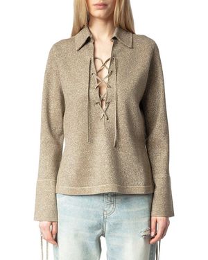 Zadig & Voltaire Listy Jumper - Natural