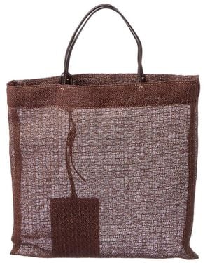 The Row Barn Mini Mesh Tote - Purple