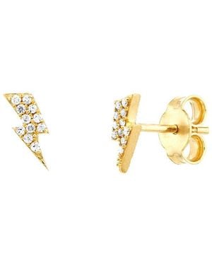 HAWLEY ST 14K 0.06 Ct. Tw. Diamond Stud Earrings - Metallic